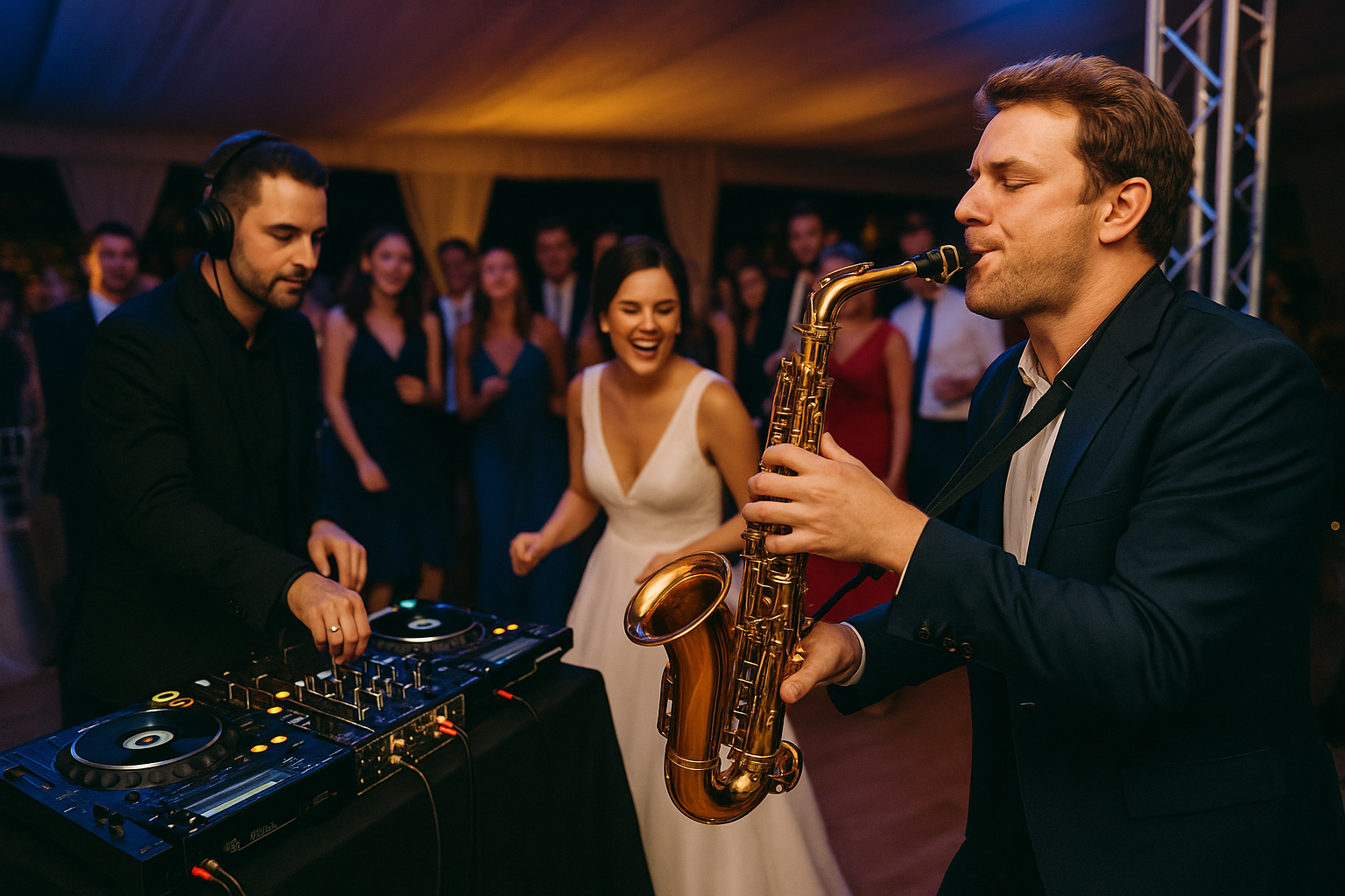 DJ og Saxofonist til bryllup